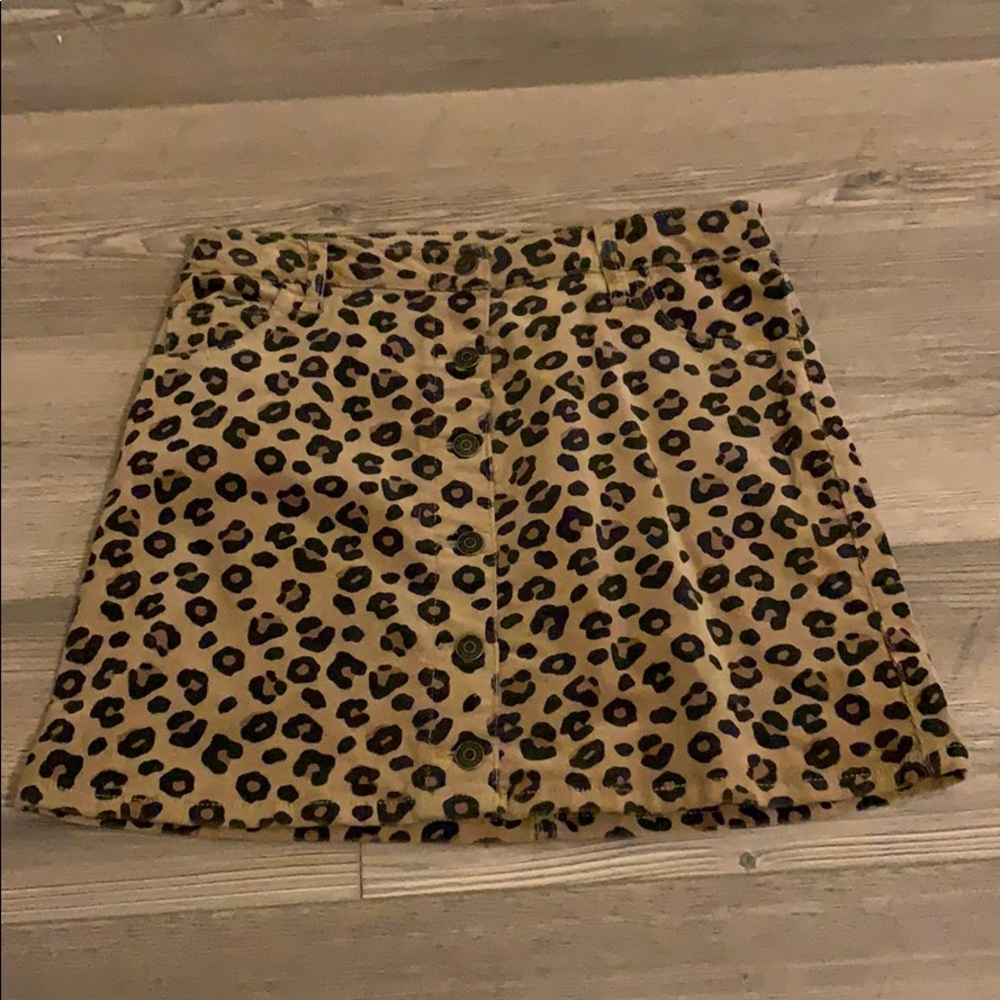Print Mini Skirt